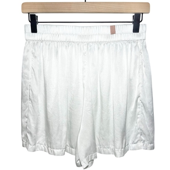 Lunya Washable Silk Short in Tranquil White - Picture 2 of 4